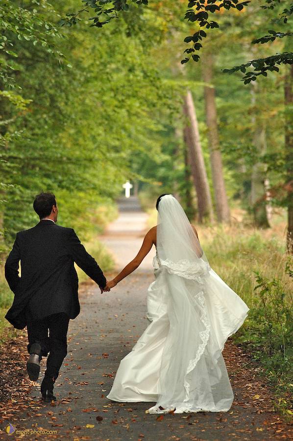 Nom de l'image : D2053917_1_(c)Norbert-JUNG — Description :  Mariage JEROME et VIOLAINE - Photos fait dans la forÍt de Compi