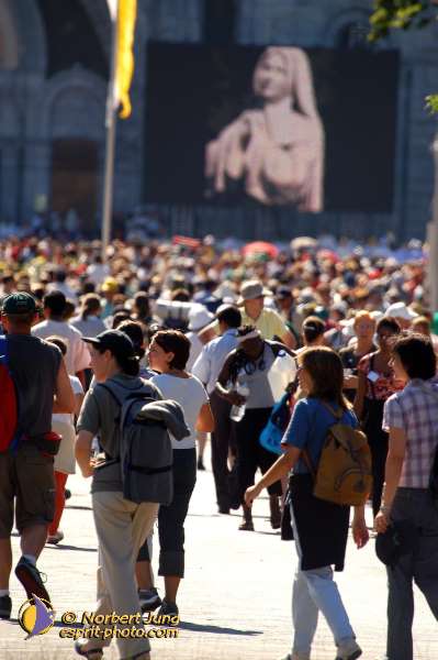 Nom de l'image : D1162422-01 — Description :  Lourdes 2004 - Pèlerinage du Pape à Lourdes