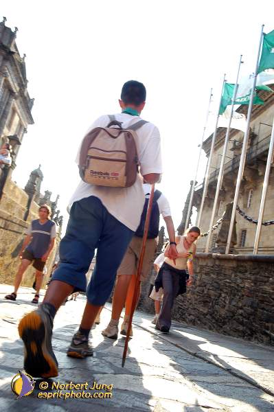 Nom de l'image : D1157463-01 — Description :  Pèlerinage année jubilaire 2004 à St Jacques de Compostelle