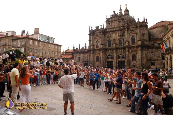 Nom de l'image : D1157671-01 — Description :  Pèlerinage année jubilaire 2004 à St Jacques de Compostelle
