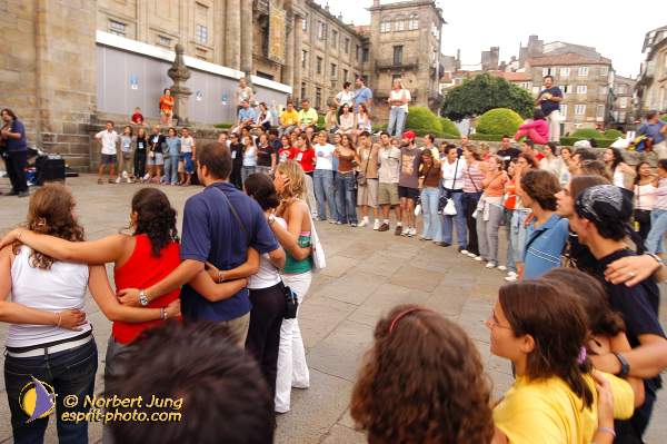 Nom de l'image : D1157752-01 — Description :  Pèlerinage année jubilaire 2004 à St Jacques de Compostelle