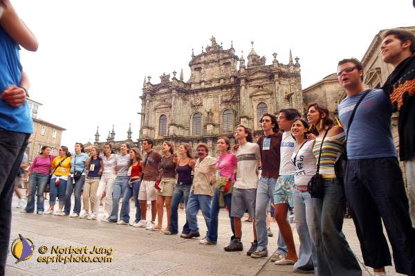 Nom de l'image : D1157765-01 — Description :  Pèlerinage année jubilaire 2004 à St Jacques de Compostelle