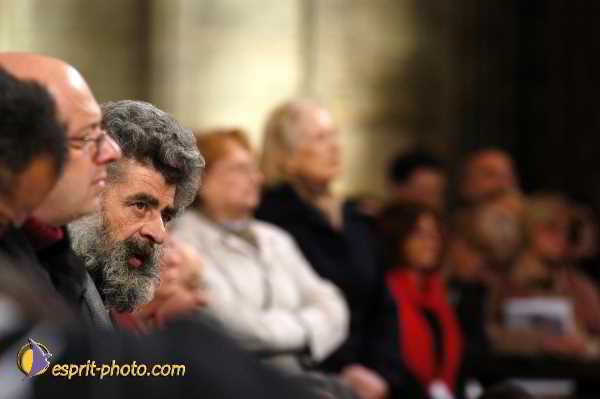 Nom de l'image : D1191960-1 — Description :  Toussaint 2004 - Messe avec les sans abri