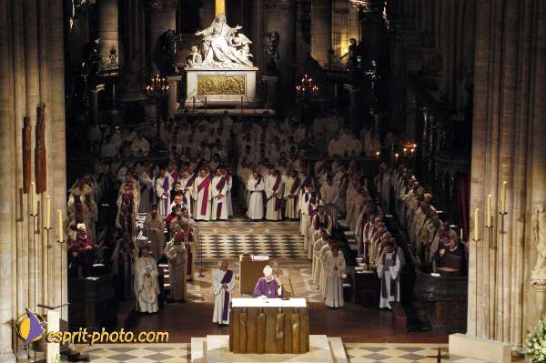 Nom de l'image : D1214106-1 — Description :  Monseigneur Vingt-Trois - Installation comme archévêque de Paris