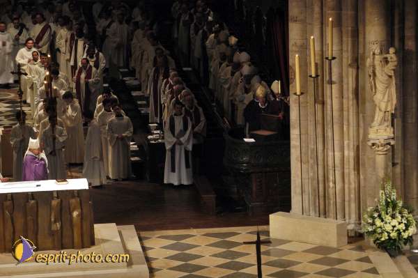 Nom de l'image : D1214124-1 — Description :  Monseigneur Vingt-Trois - Installation comme archévêque de Paris