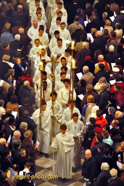 Nom de l'image : D1214138-1 — Description :  Monseigneur Vingt-Trois - Installation comme archévêque de Paris