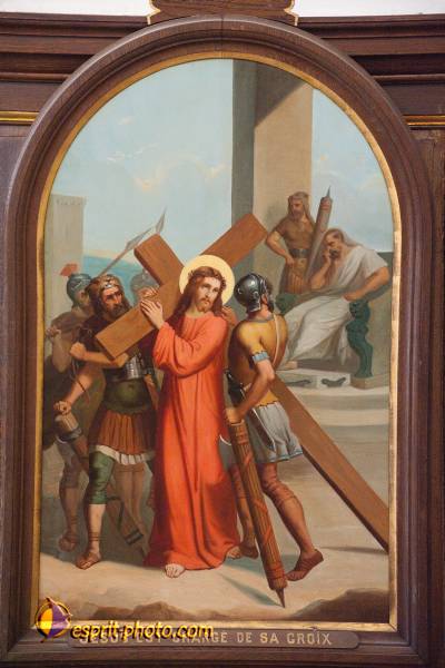 Nom de l'image : D30096292a — Description :  Chemin de croix à l'église de la Ferté Vidame (28300)