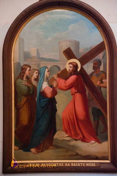 Nom de l'image : D30096296a — Description :  Chemin de croix à l'église de la Ferté Vidame (28300)