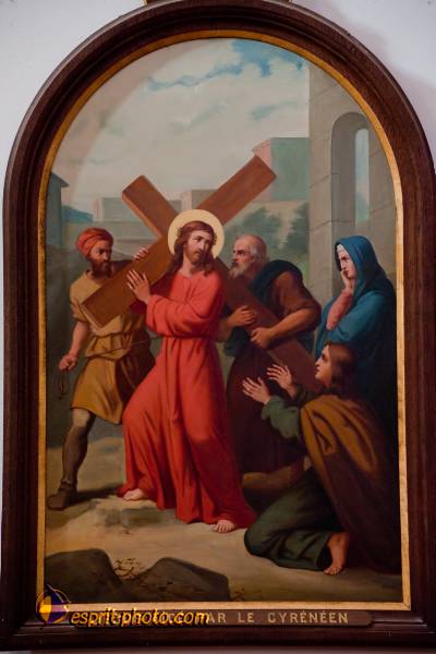 Nom de l'image : D30096300a — Description :  Chemin de croix à l'église de la Ferté Vidame (28300)