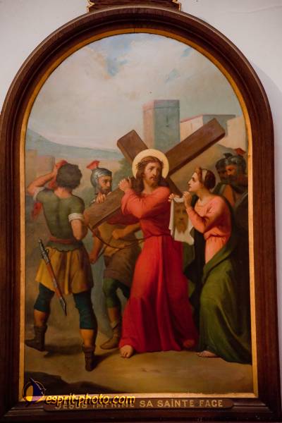 Nom de l'image : D30096305a — Description :  Chemin de croix à l'église de la Ferté Vidame (28300)