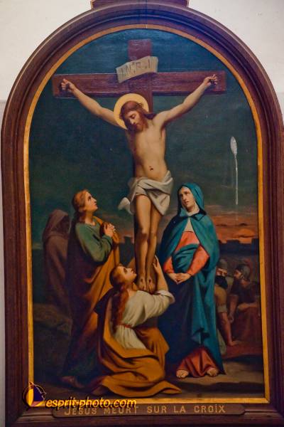 Nom de l'image : D30096331a — Description :  Chemin de croix à l'église de la Ferté Vidame (28300)