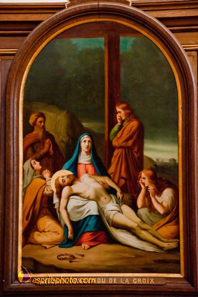 Nom de l'image : D30096334a — Description :  Chemin de croix à l'église de la Ferté Vidame (28300)