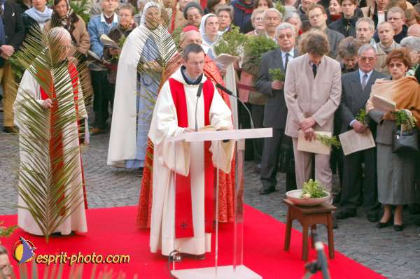 Nom de l'image : D1024532-01 — Description :  Dimanche de Ramaux à l'église St Gervais - Paris 4e & Inaugurati