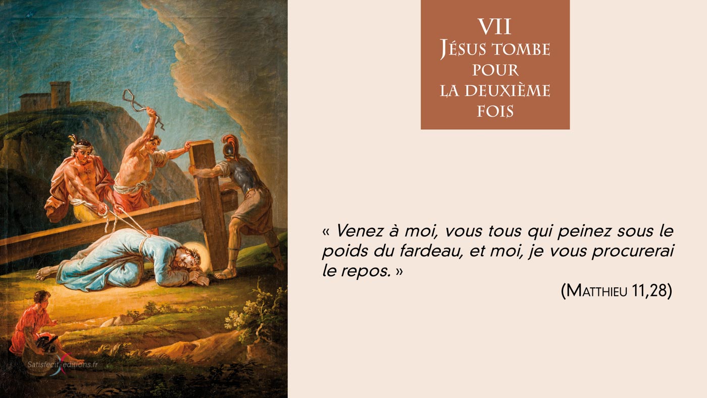 •  VIIe Staion : Jésus tombe pour la deuxième fois