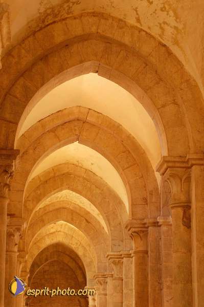 Nom de l'image : D1168744-1 — Description :  Abbaye de Fossanova (Latina-Italie) - Abbaye cistersienne