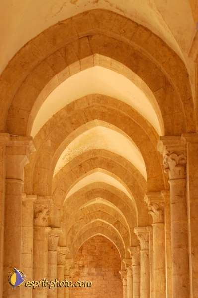 Nom de l'image : D1168766-1 — Description :  Abbaye de Fossanova (Latina-Italie) - Abbaye cistersienne