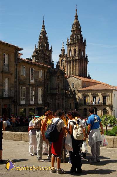 Nom de l'image : D1157643-01 — Description :  Pèlerinage année jubilaire 2004 à St Jacques de Compostelle