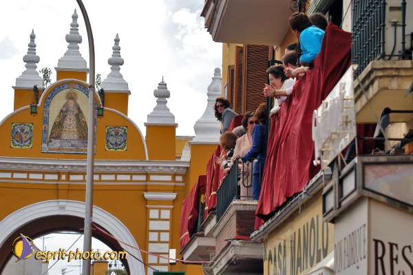 Nom de l'image : D1222975-1 — Description :  Pâques 2005 à Seville (Espagne-Andalusie)