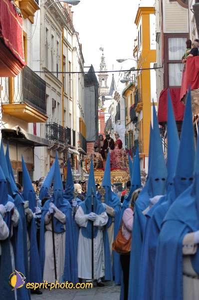 Nom de l'image : E00033689-1 — Description :  Pâques 2005 à Seville (Espagne-Andalusie)