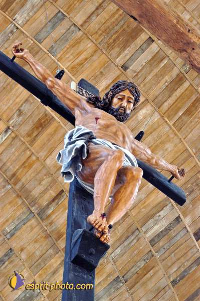 Nom de l'image : D1195766-1 — Description :  Mortain (Abbaye Blanche) et St Hilaire du Harcoët - Expo d'hiver