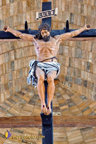 Nom de l'image : D1195815-1 — Description :  Mortain (Abbaye Blanche) et St Hilaire du Harcoët - Expo d'hiver