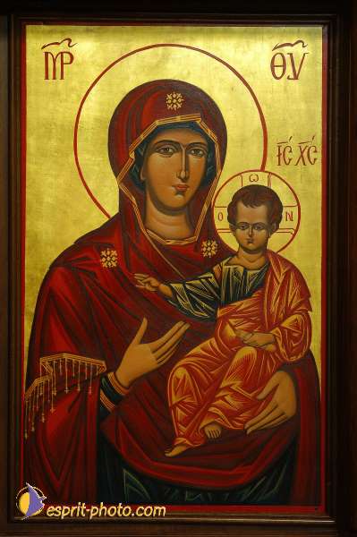 Nom de l'image : Vierge_a_l_Enfant_D1175927-1 — Description :  Piana degli Albanese - rite Albanais (greco-catholique)