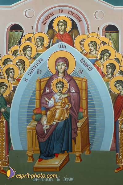 Nom de l'image : Vierge_a_l_Enfant_D1176190-1 — Description :  Piana degli Albanese - rite Albanais (greco-catholique)