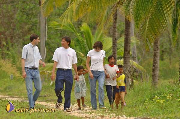 Nom de l'image : D2088362_1 — Description :  Enfants du Mékong