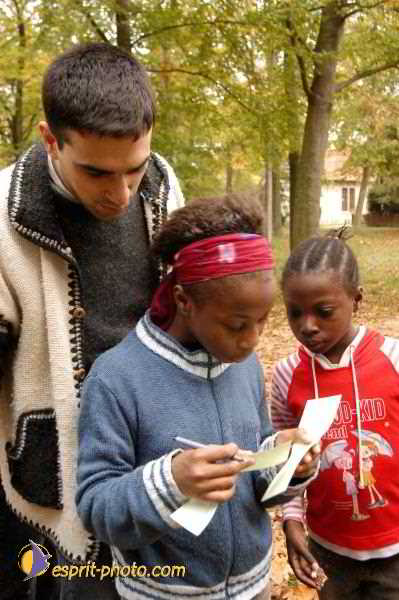 Nom de l'image : E00016496-1 — Description :  Toussaint 2004 - Messe avec les sans abri