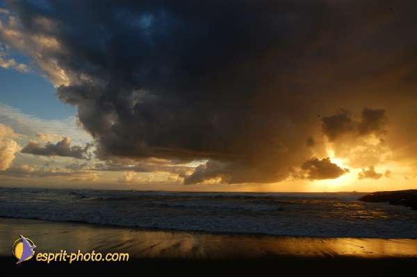 Nom de l'image : D1158953-01 — Description :  Vagues (Atlantique - Portugal - Dunes de la Costa do Prata)