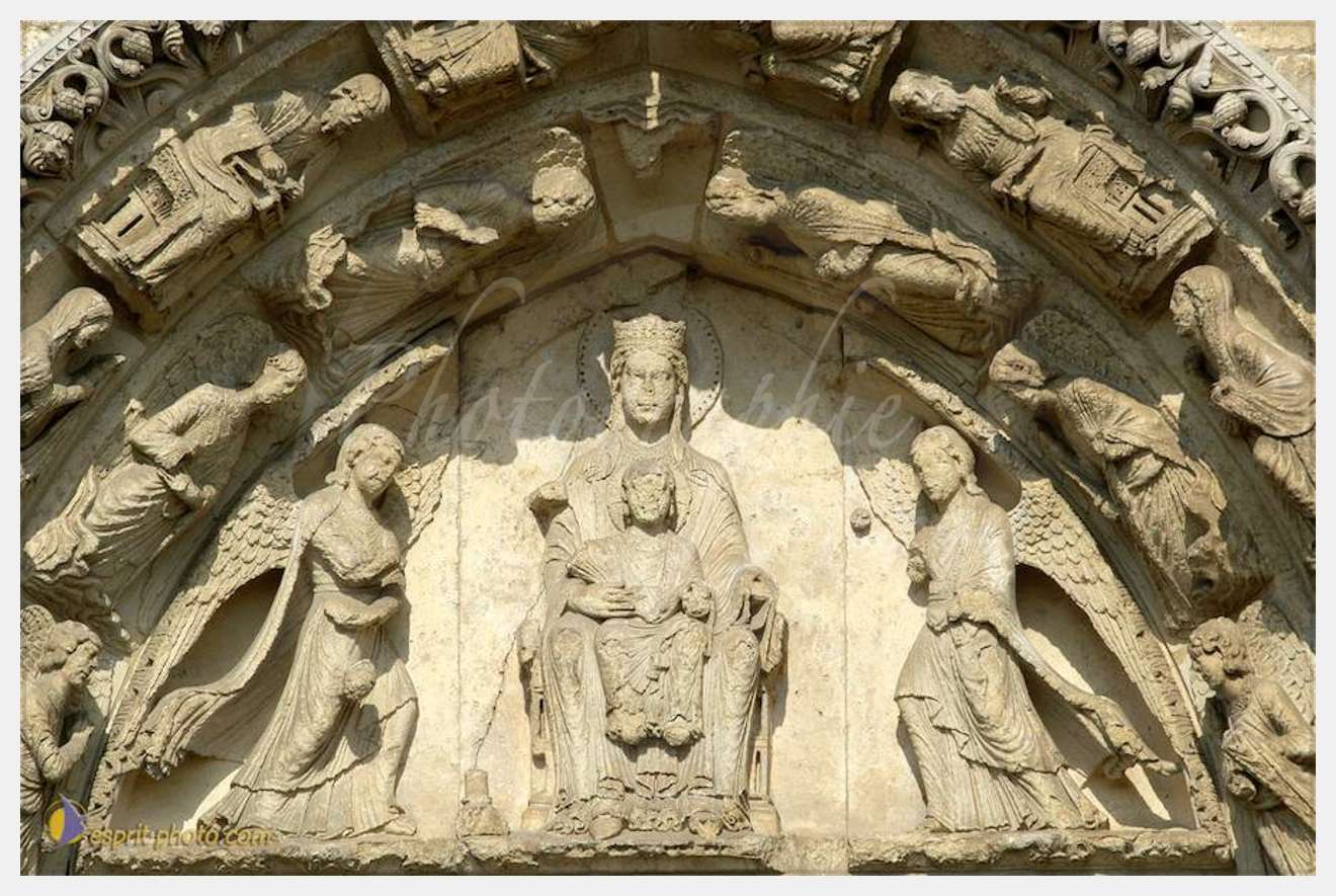 Nom de l'image : EG04000891 — Description :  CathE?drale Notre-Dame, Chartres