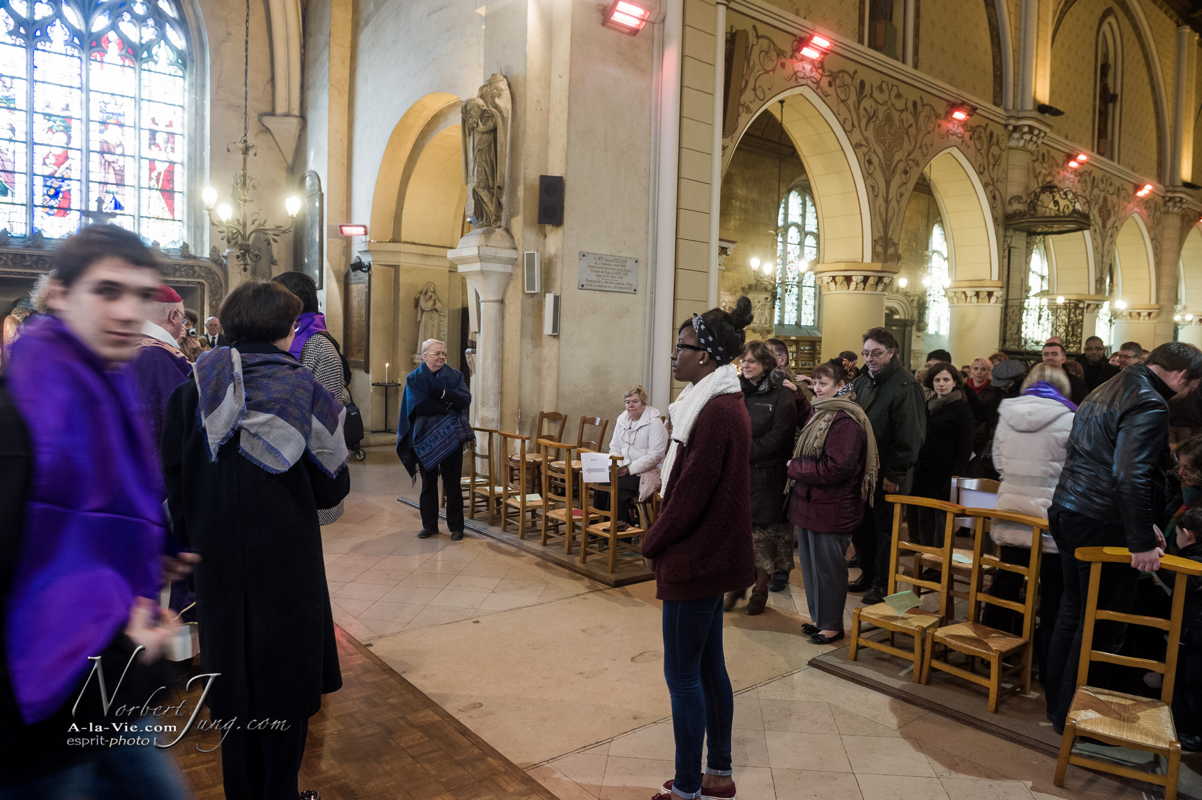 Nom de l'image : Messe-de-cloture-et-appel-decicif-des-Catecumen-a-la-Madeleine_2013-02-17__(c)Norbert-Jung.com_D3s096873 — Description :